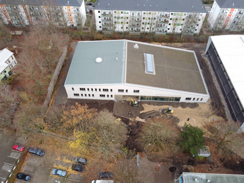 Margaretha-Rothe-Gymnasium Hamburg Luftaufnahme